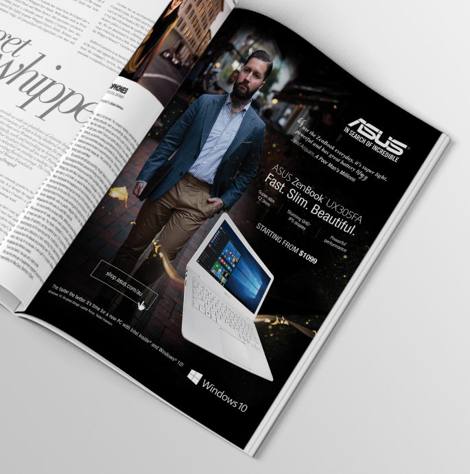 King Creative Media – ASUS Australian Men’s Health Magazine Advertising