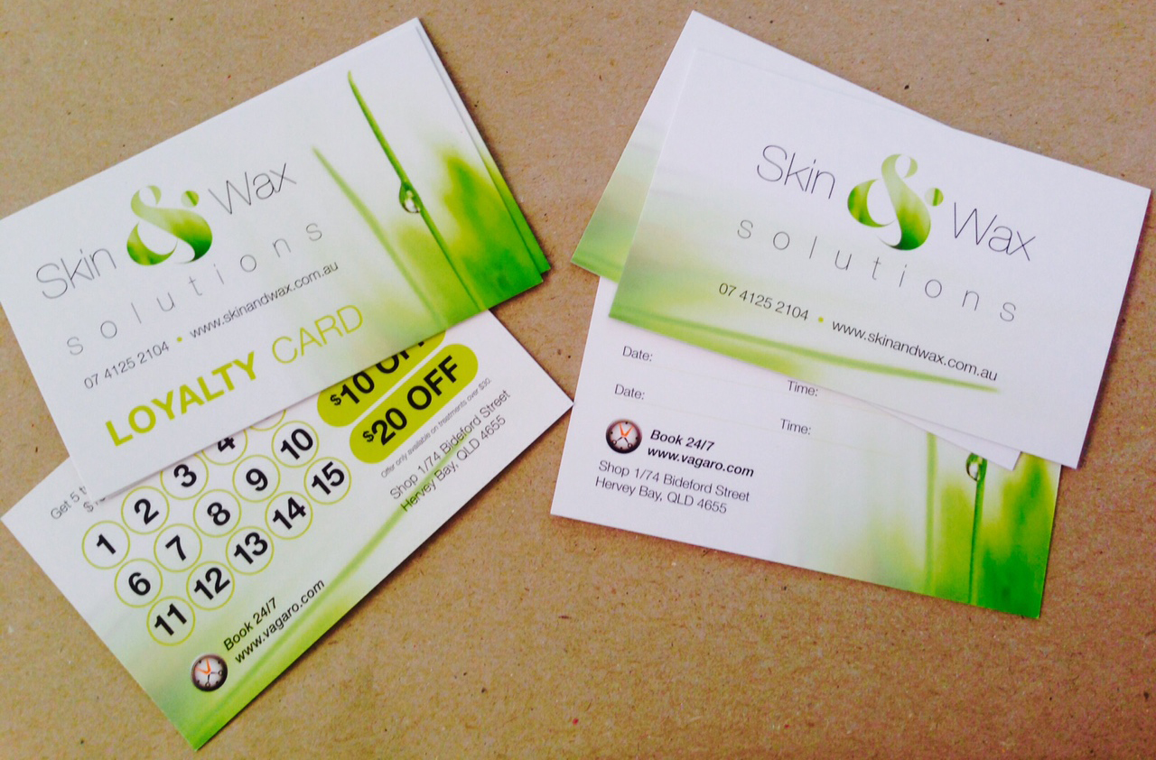 Skin & Wax Solutions – Business Cards
