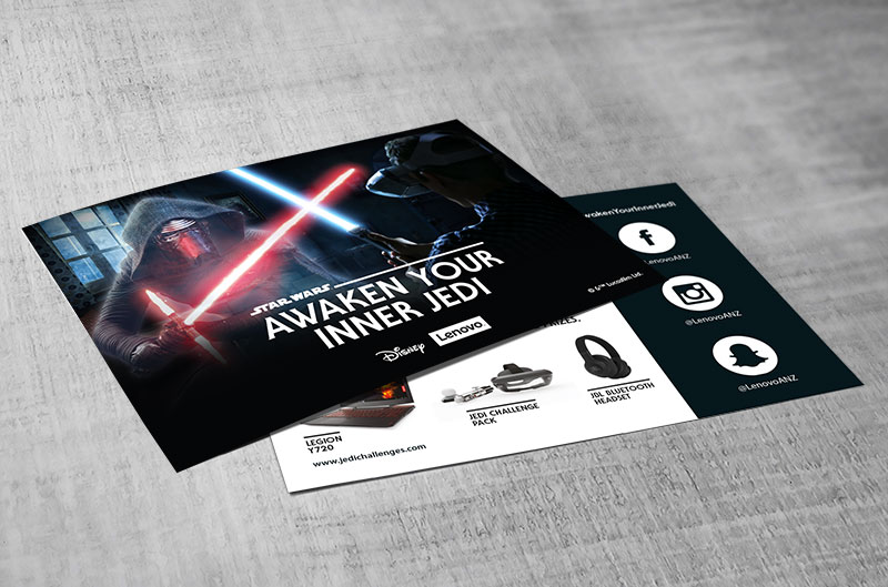 King Creative – Lenovo – Jedi Challenge Social Card