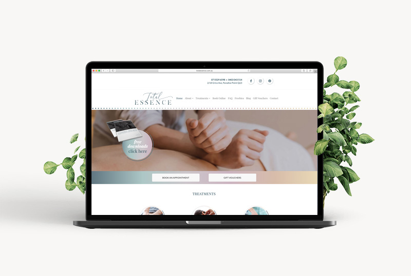 Total Essence Remedial Massage – Website Build & Design